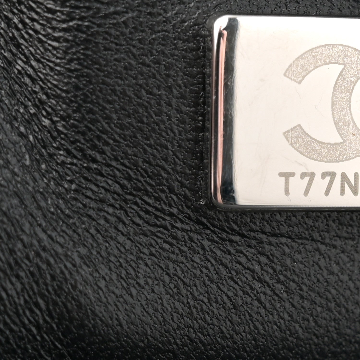 Chanel Velvet Strass Evening Flap Bag Black Silver 7 of 13