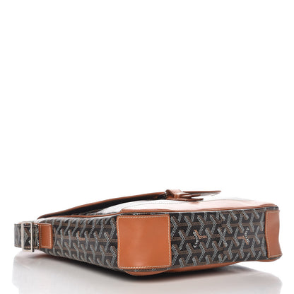 Goyard Chevron Grand Blue MM Black Gold 4 of 9