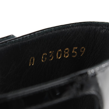 Chanel Patent CC Sandals 39 Black 7 of 7