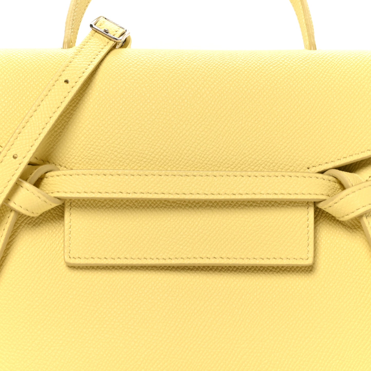 Grained Calfskin Nano Belt Bag Citrus