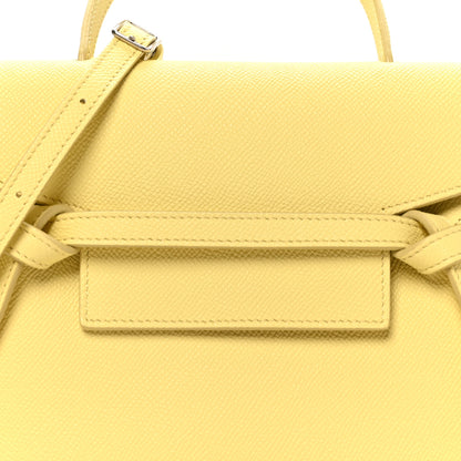 Celine Grained Calfskin Nano Belt Bag Citrus 9 of 11