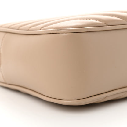 Saint Laurent Calfskin Matelasse Monogram Lou Camera Bag Dark Beige 9 of 12