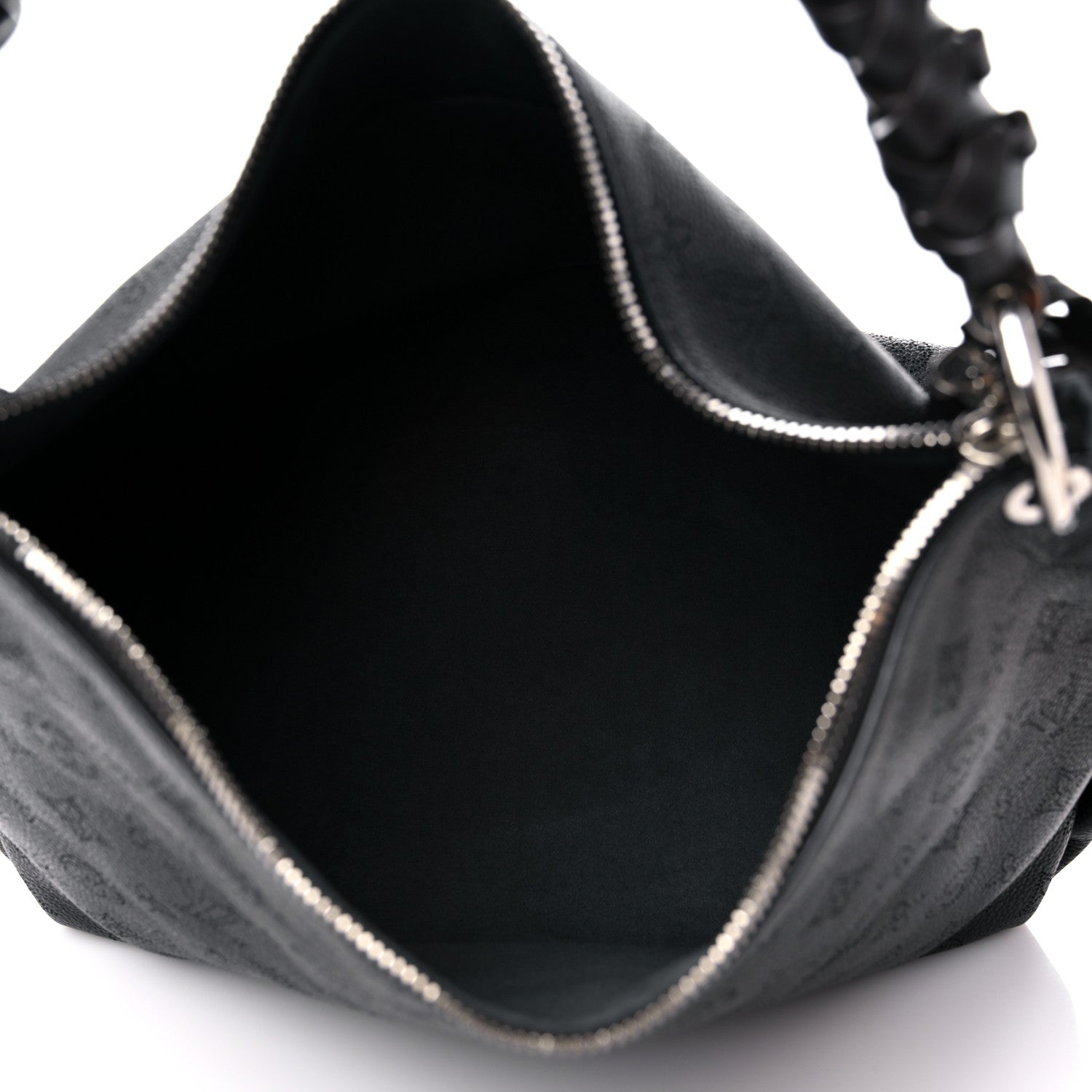 Louis Vuitton Mahina Beaubourg Hobo MM Black 5 of 11