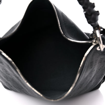 Louis Vuitton Mahina Beaubourg Hobo MM Black 5 of 11