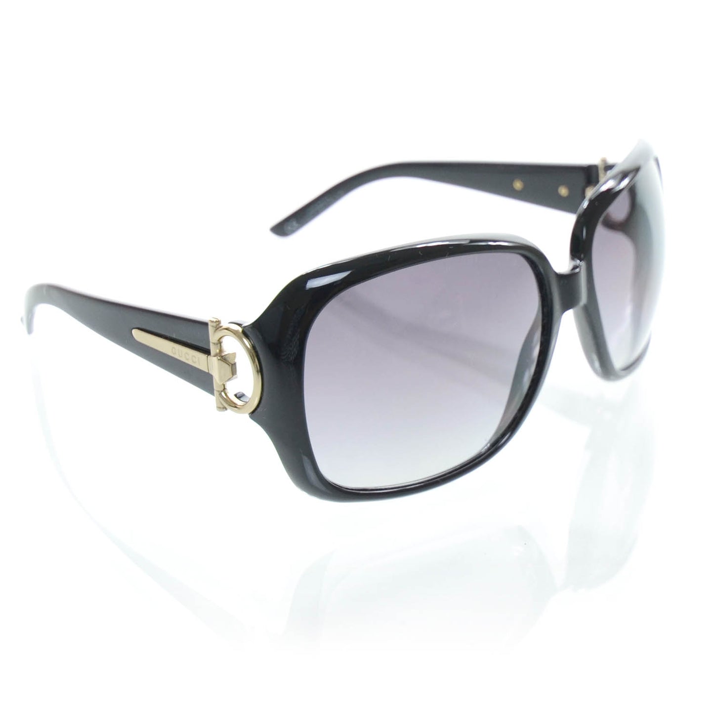 Horsebit Nail Sunglasses 3099S Black