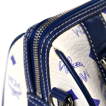 MCM Visetos Boston Satchel Satchel White 14 of 15