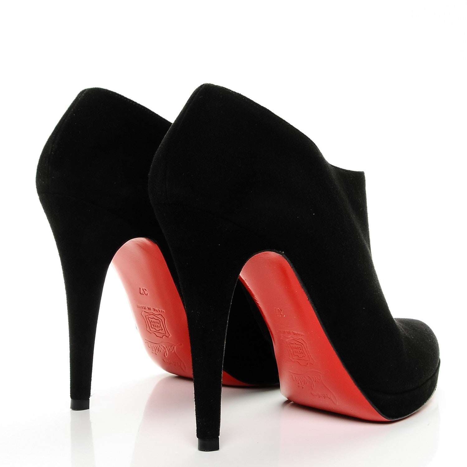 Christian Louboutin Suede Goya 100 Booties 37 4 of 7