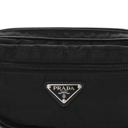 Prada Tessuto Nylon Saffiano Belt Bag Black 9 of 11