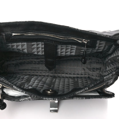 Proenza Schouler Tweed Medium PS1 Satchel Black White 5 of 8