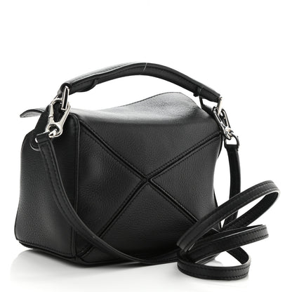 Loewe Calfskin Mini Puzzle Bag Black 3 of 9