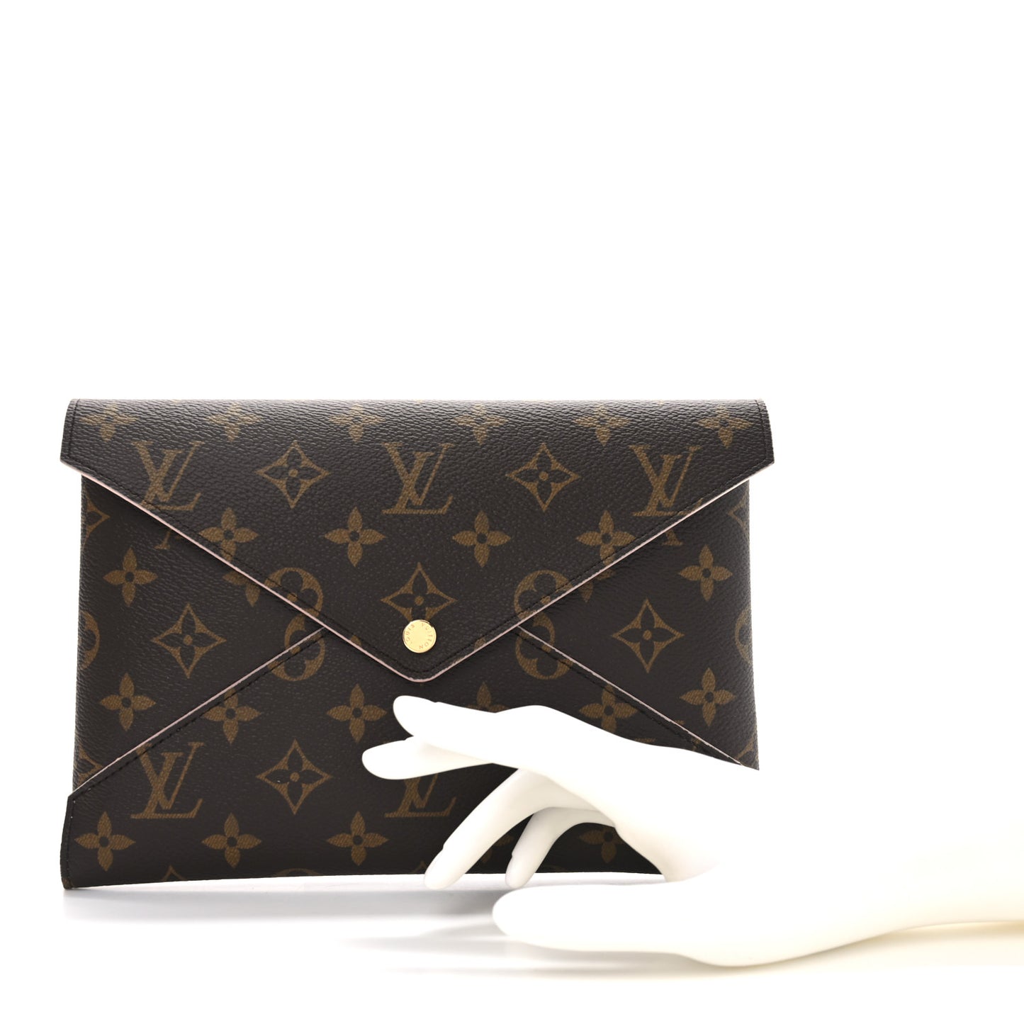 Monogram Large Kirigami Pochette Insert Rose Ballerine