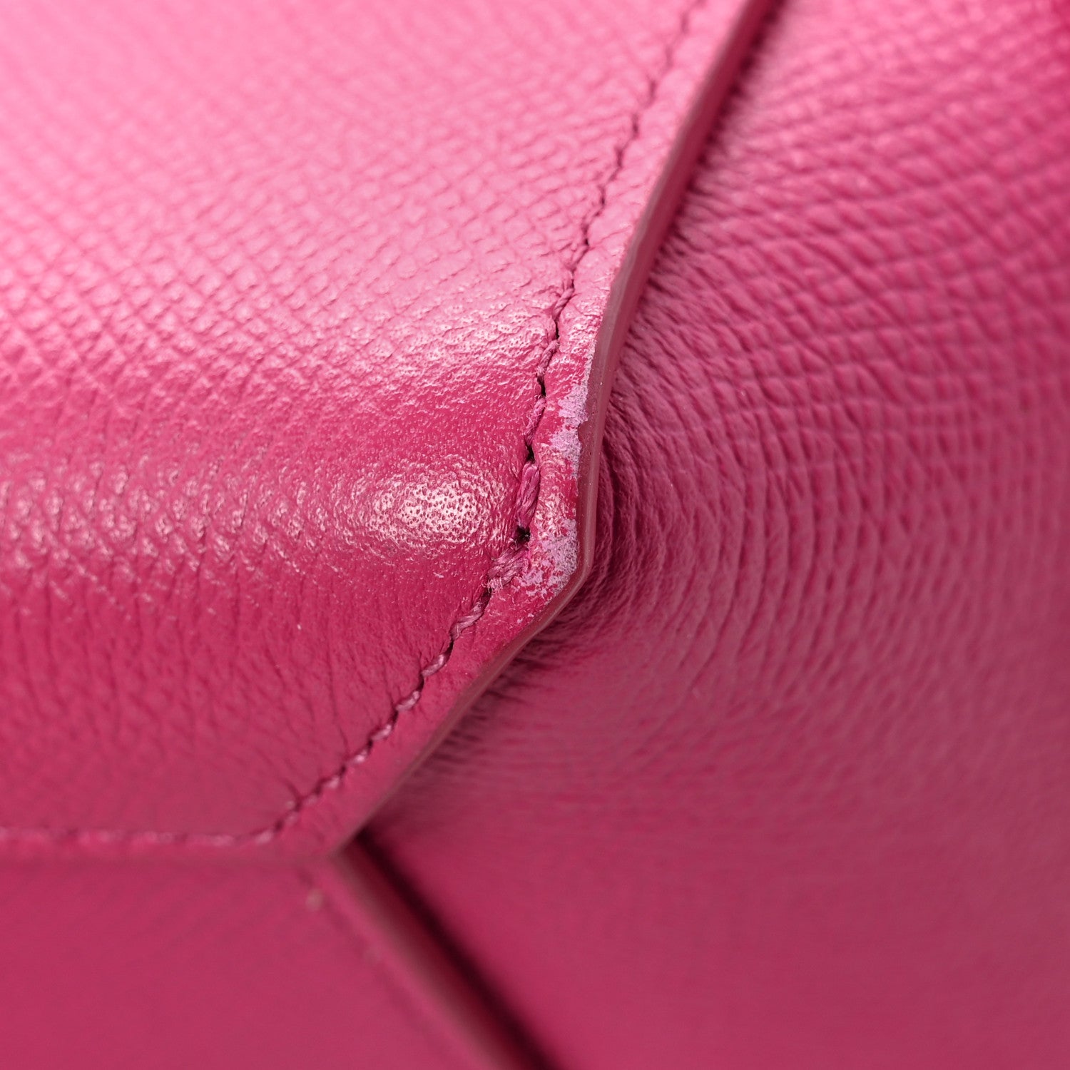 Celine Grained Calfskin Nano Belt Bag Raspberry 10 of 10