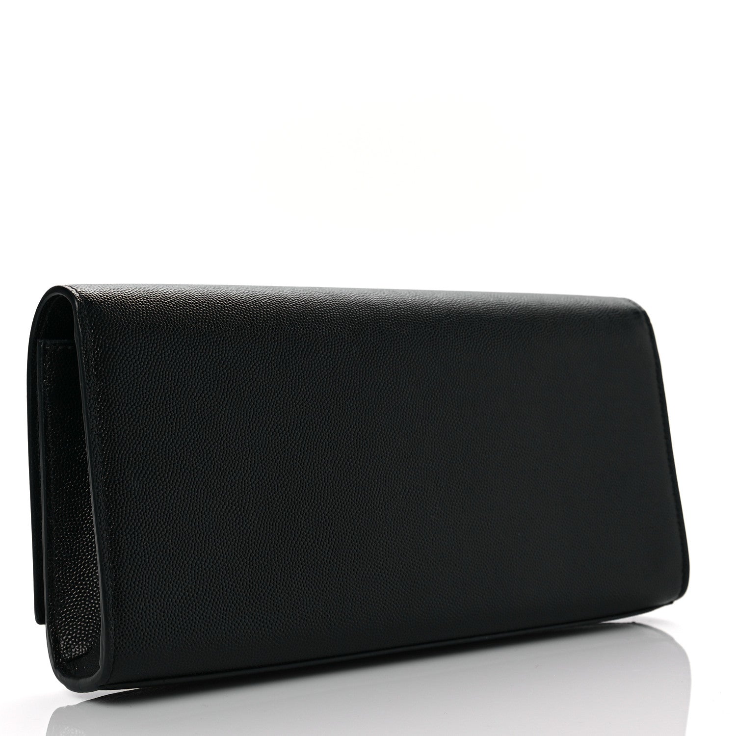 Saint Laurent Grain De Poudre Classic Monogram Tassel Clutch Black 1 of 5