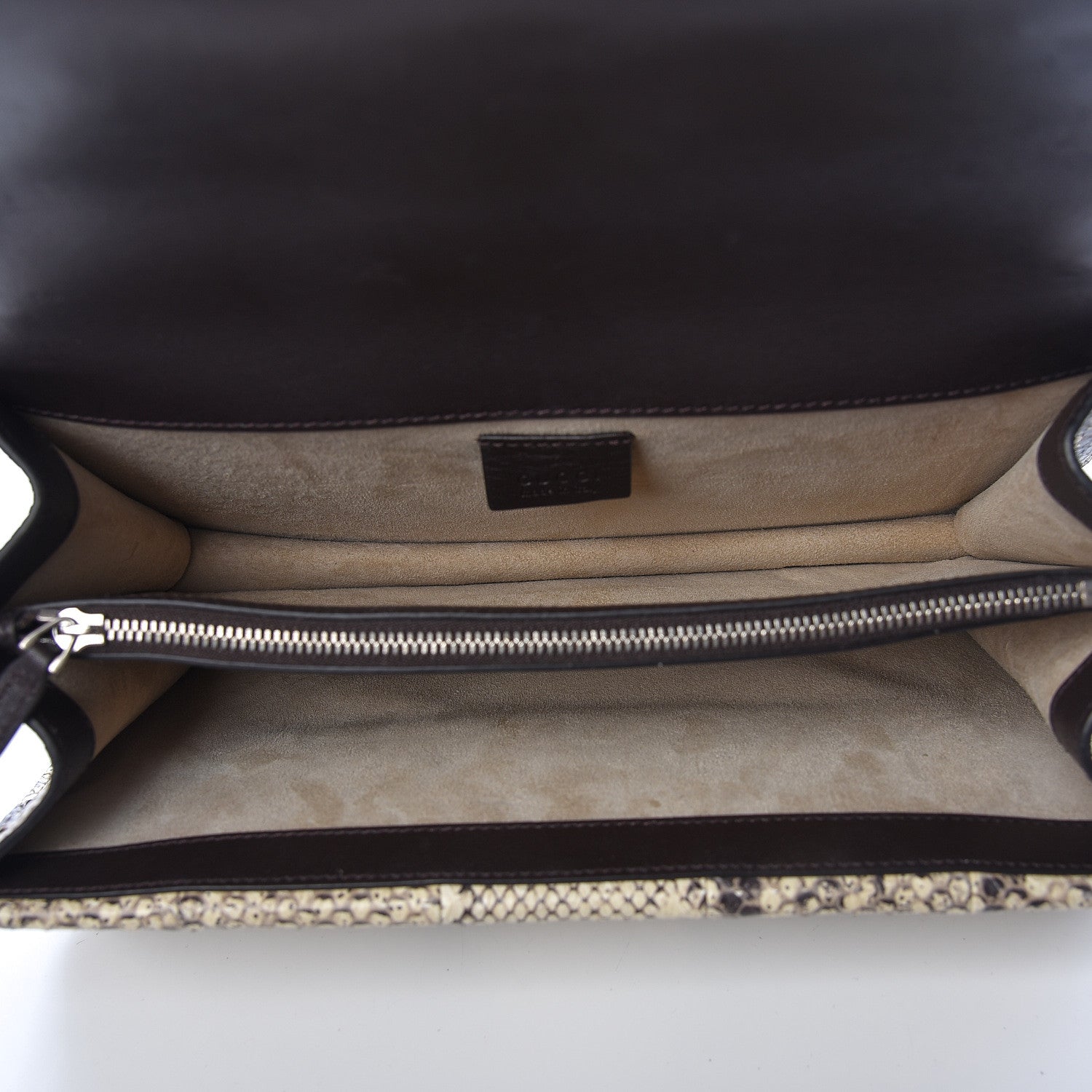 Gucci GG Supreme Monogram Python Embroidered Small Dionysus Shoulder Bag 5 of 10