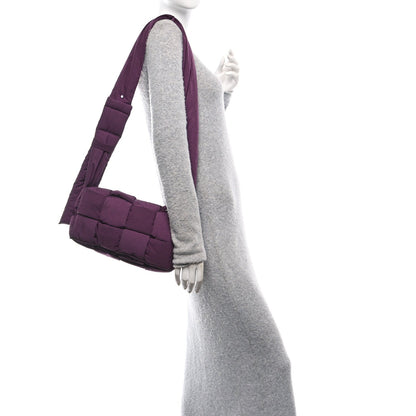 Bottega Veneta Nylon Intrecciato Padded Tech Cassette Bag Purple 2 of 14