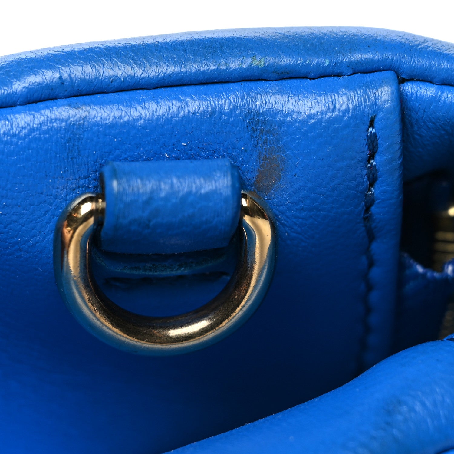 Louis Vuitton Lambskin Embossed Monogram Vuittamins Pochette Coussin Blue Red 11 of 13