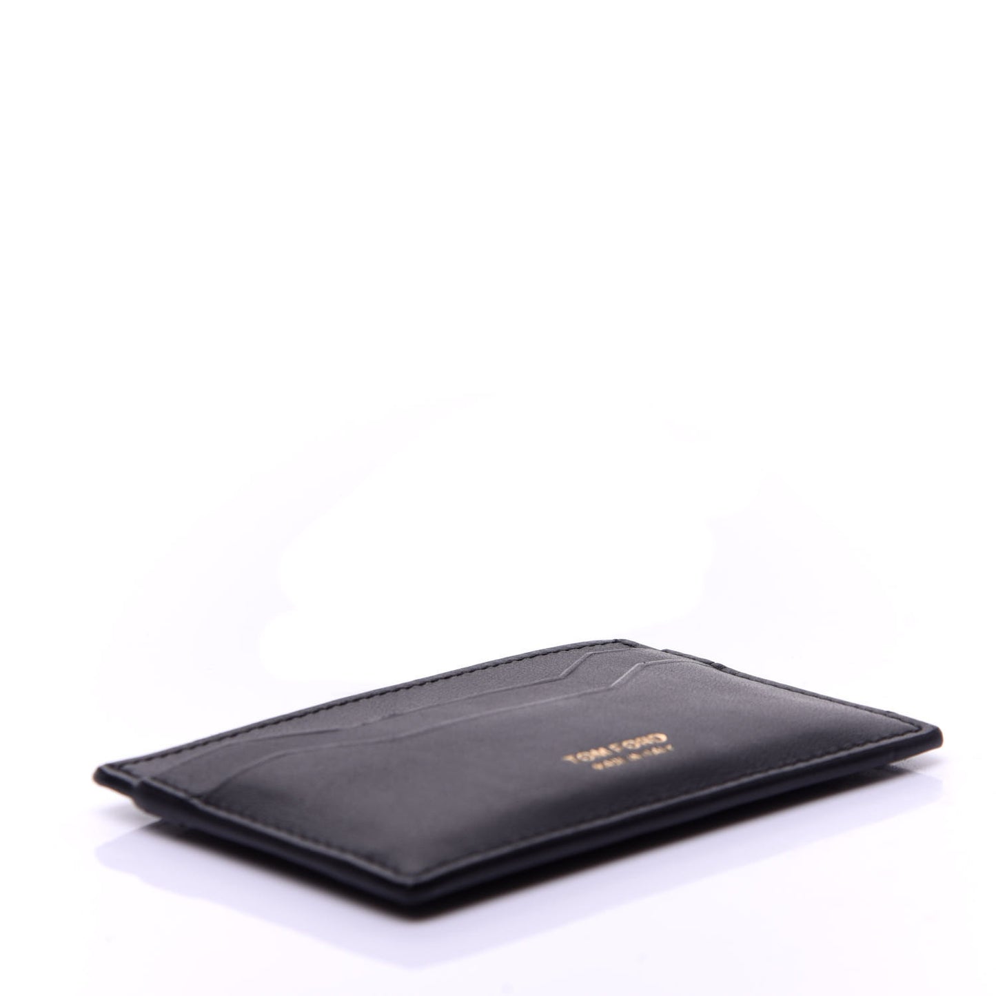 Calfskin Card Holder Black