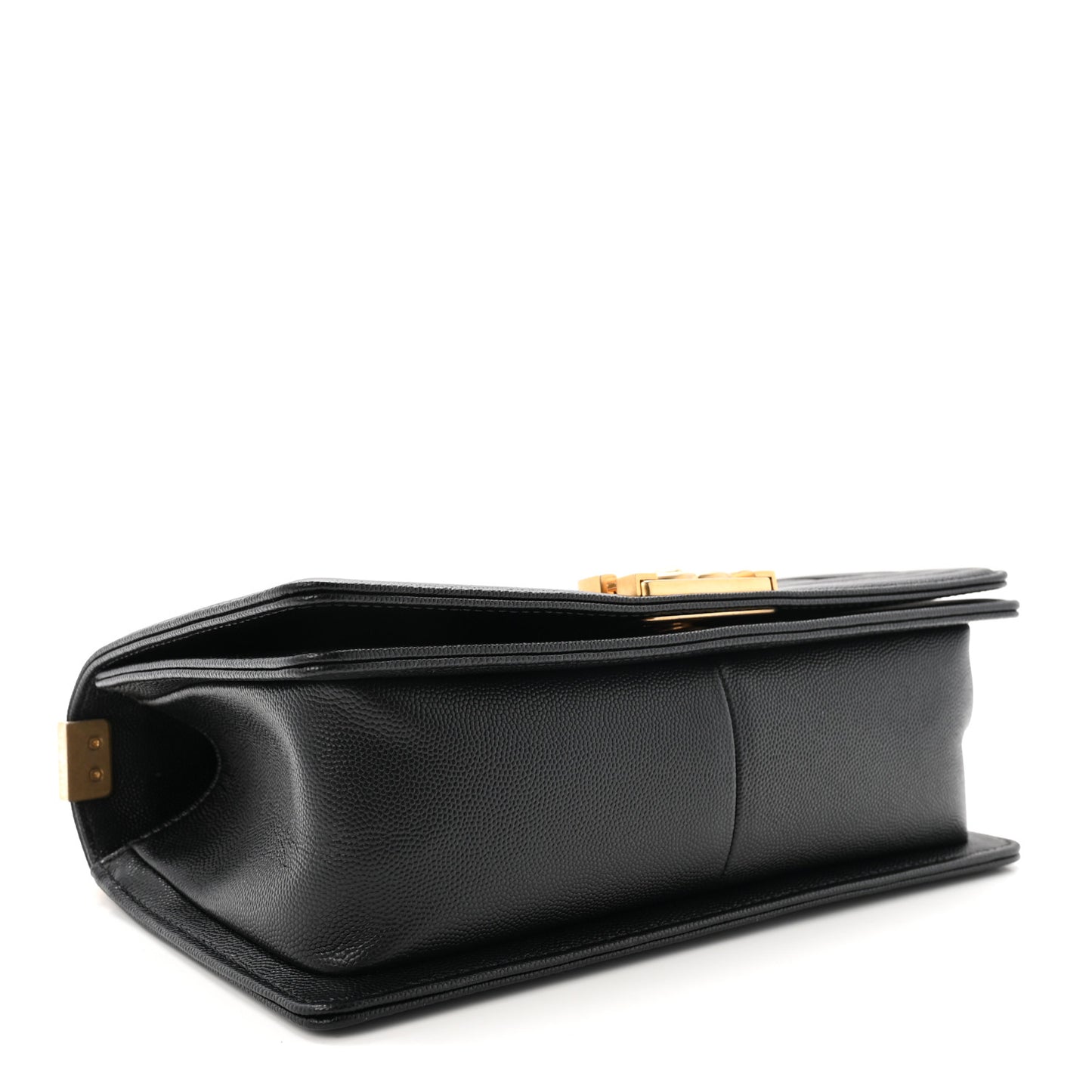 Caviar Quilted Medium Boy Flap Black