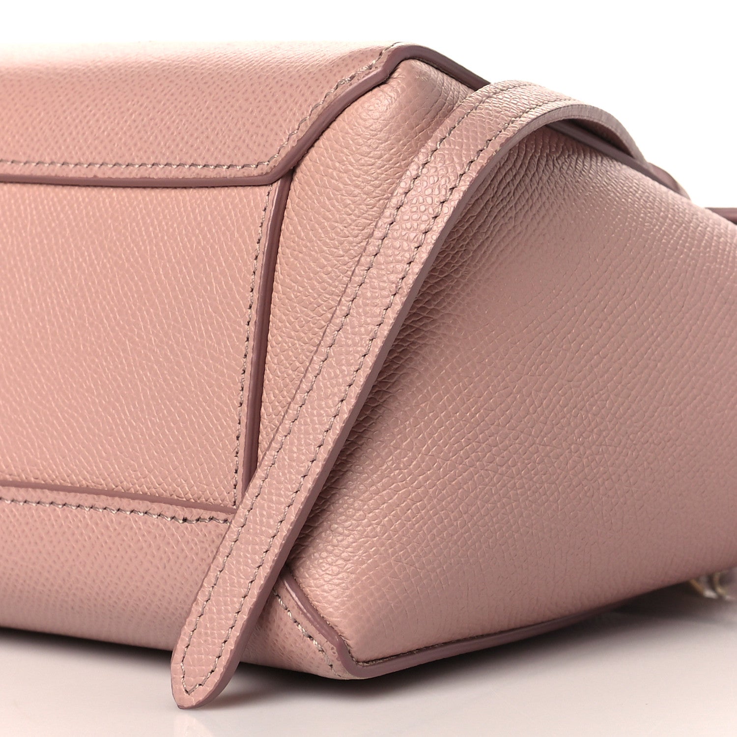 Celine Grained Calfskin Nano Belt Bag Dark Pink 8 of 8