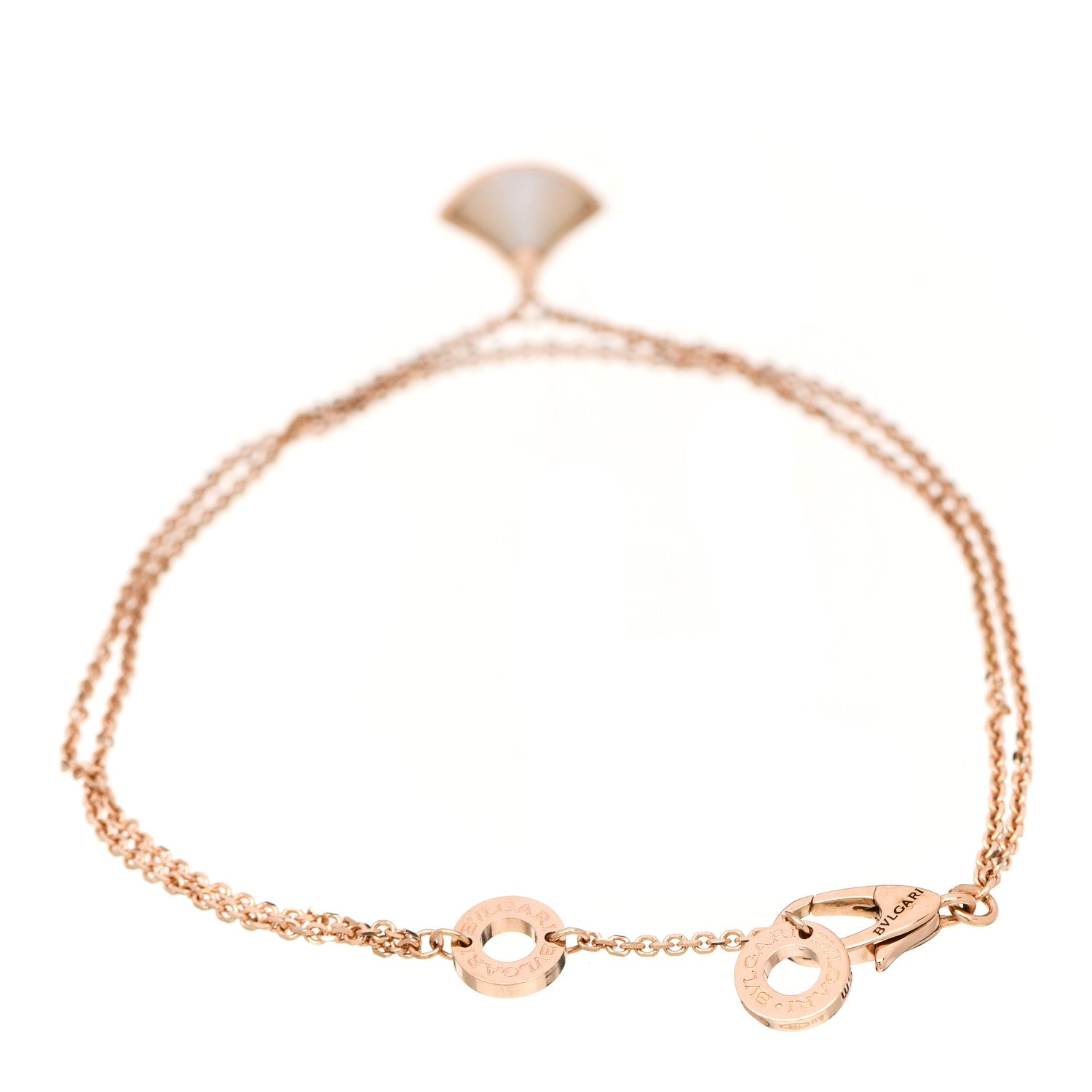 Bulgari 18K Rose Gold Mother of Pearl Divas' Dream Bracelet SM 2 of 6