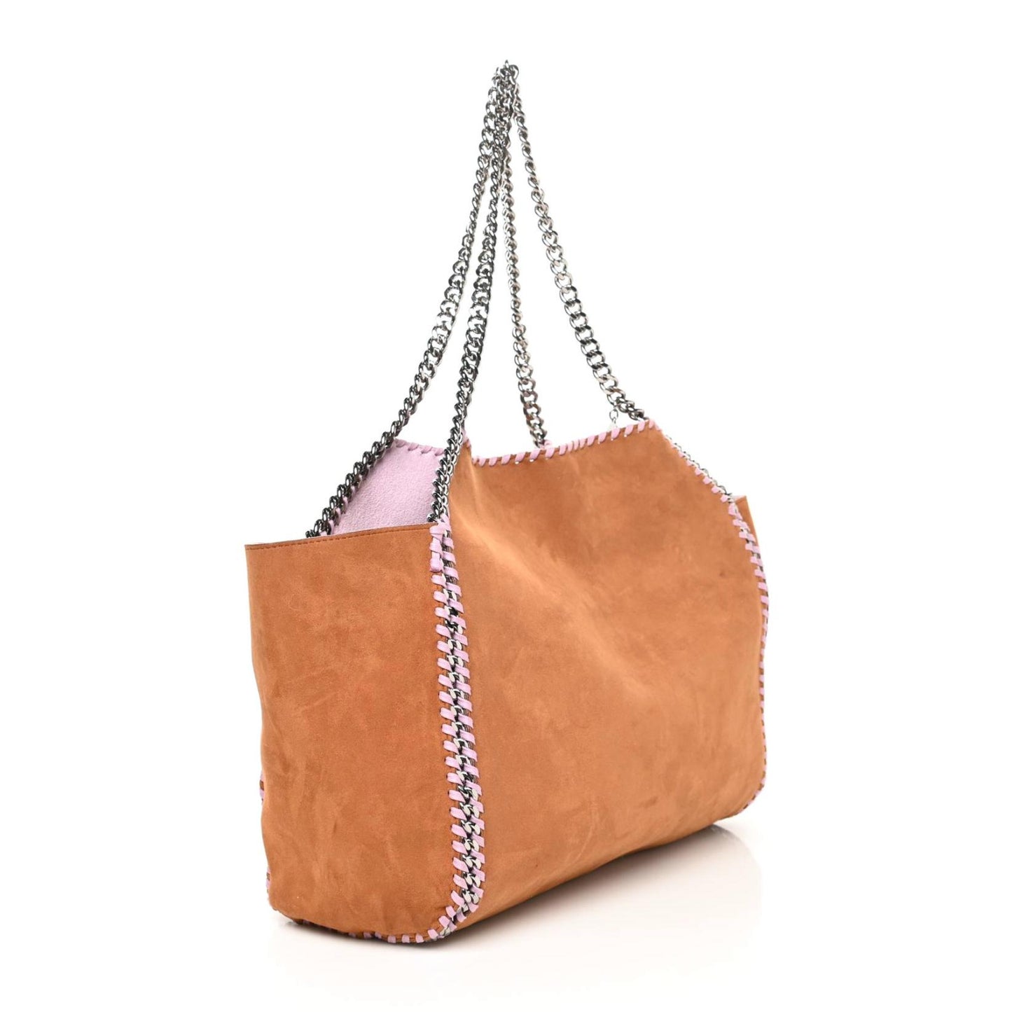 Shaggy Deer Falabella Reversible Tote Brown Pink
