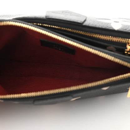 Louis Vuitton Empreinte Monogram Giant Multi Pochette Accessories Black Beige 5 of 10