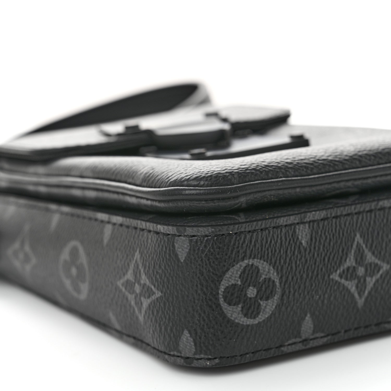 Louis Vuitton Monogram Eclipse S Lock Wearable Wallet 8 of 9