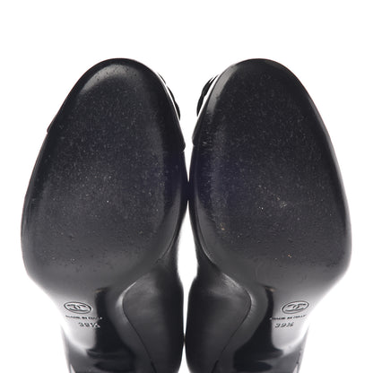 Chanel Lambskin Camellia Pumps 39.5 Black 11 of 15