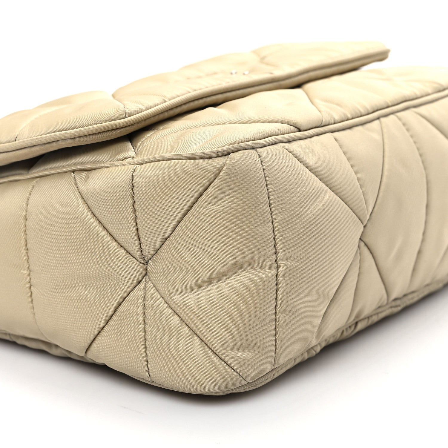 Prada Re-Nylon Quilted Padded Flap Shoulder Bag Deserto 9 of 12