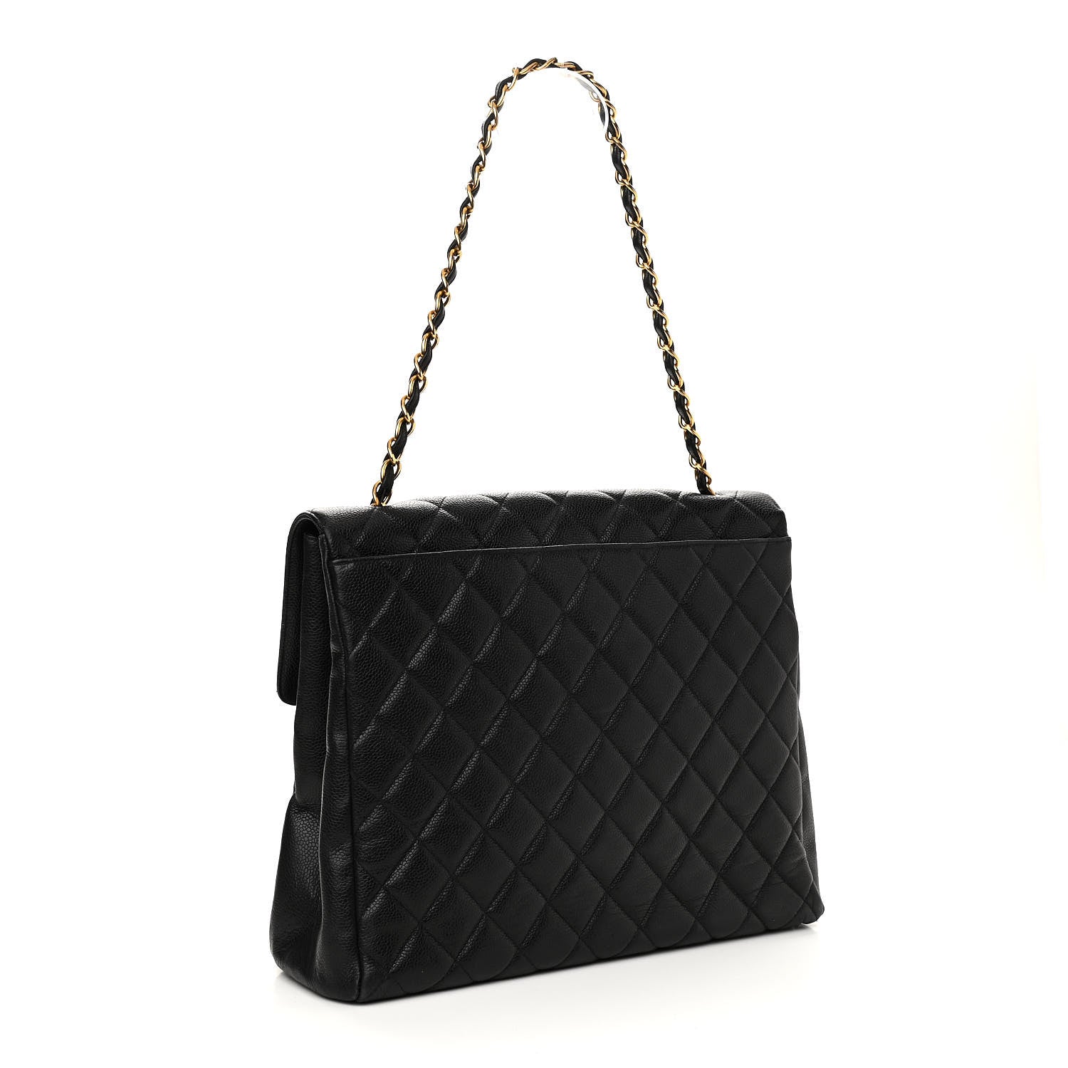 Chanel Caviar Quilted Flap Shoulder Bag Black 3 of 14