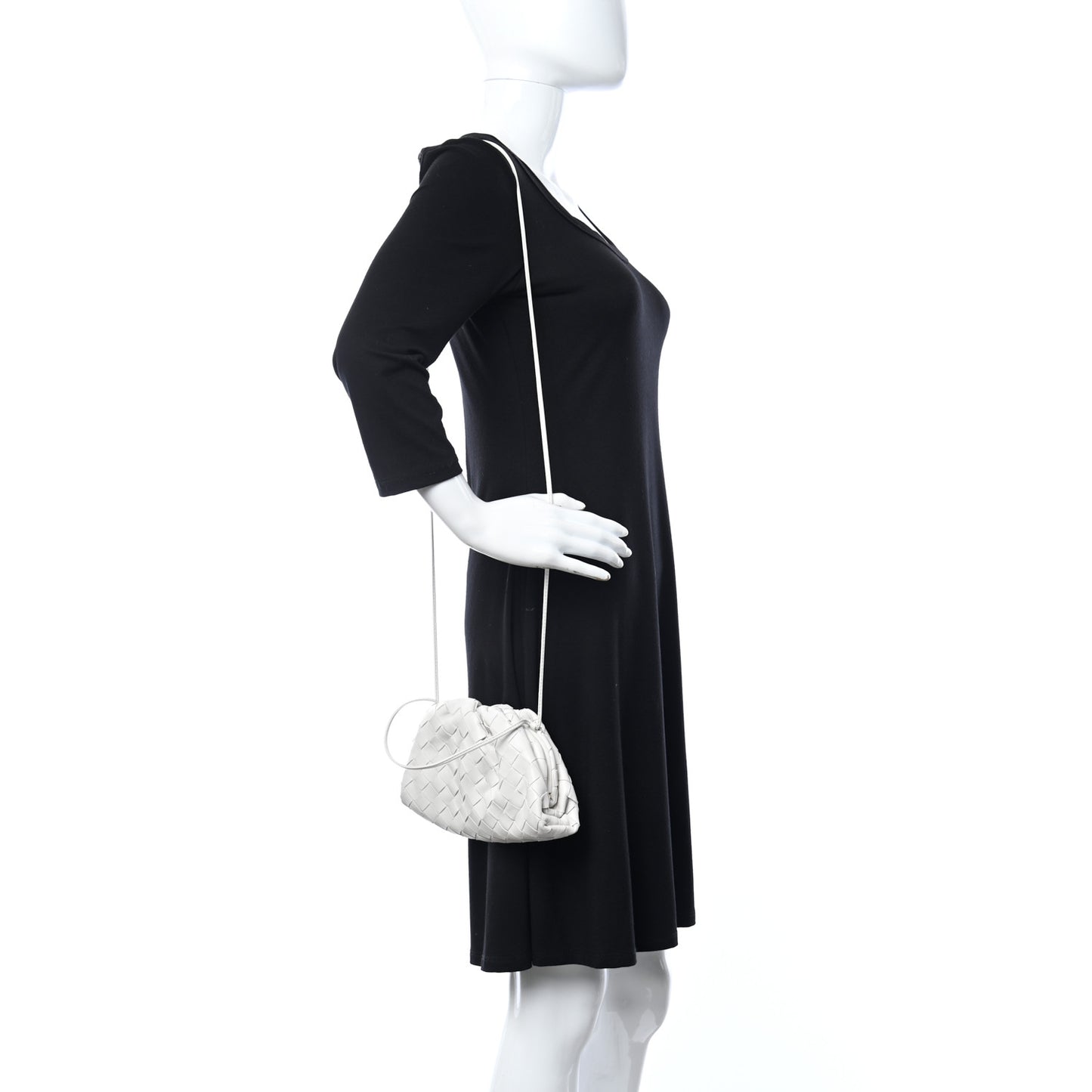 Nappa Intrecciato The Mini Pouch Chalk