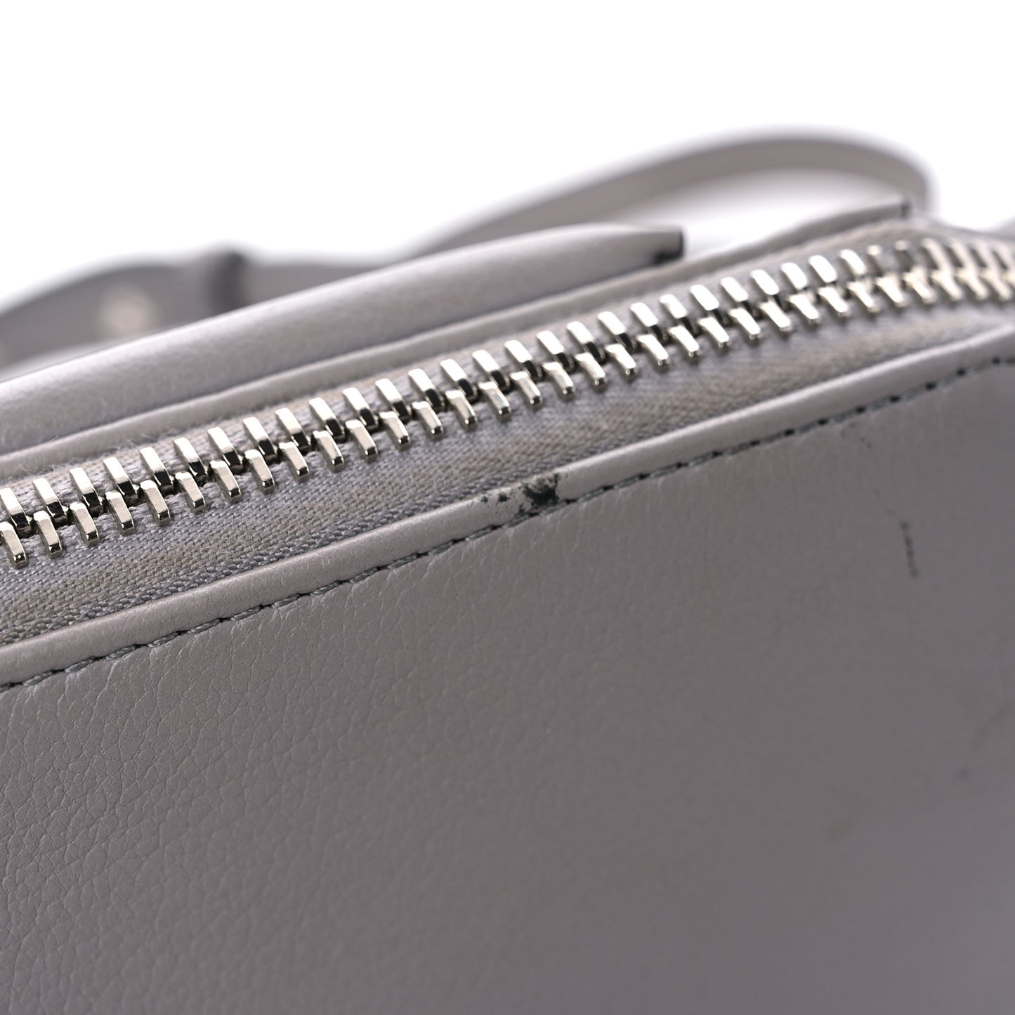 Sugar Goatskin Nano Antigona Pearl Grey
