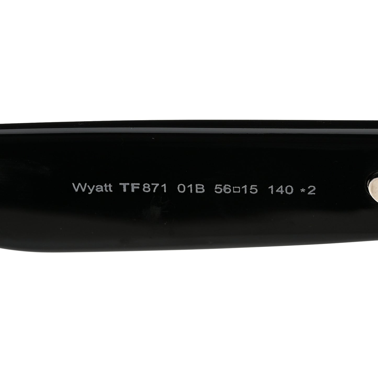 Acetate Wyatt Sunglasses TF87 Black