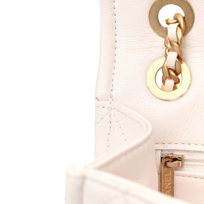 Chanel Caviar Quilted Medium Sweet Classic Flap White 11 of 13