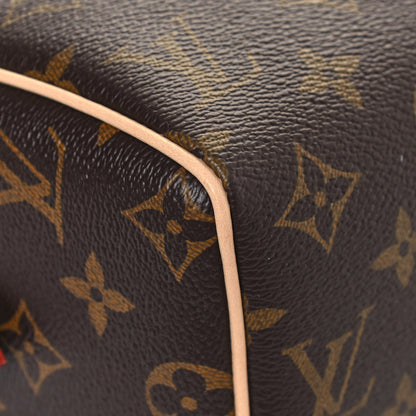 Louis Vuitton Monogram Speedy Bandouliere 20 Black 7 of 11