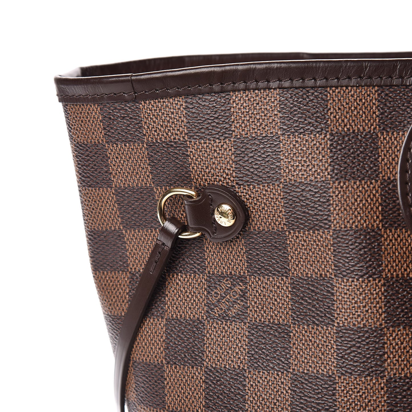 Damier Ebene Neo Neverfull MM Rose Ballerine