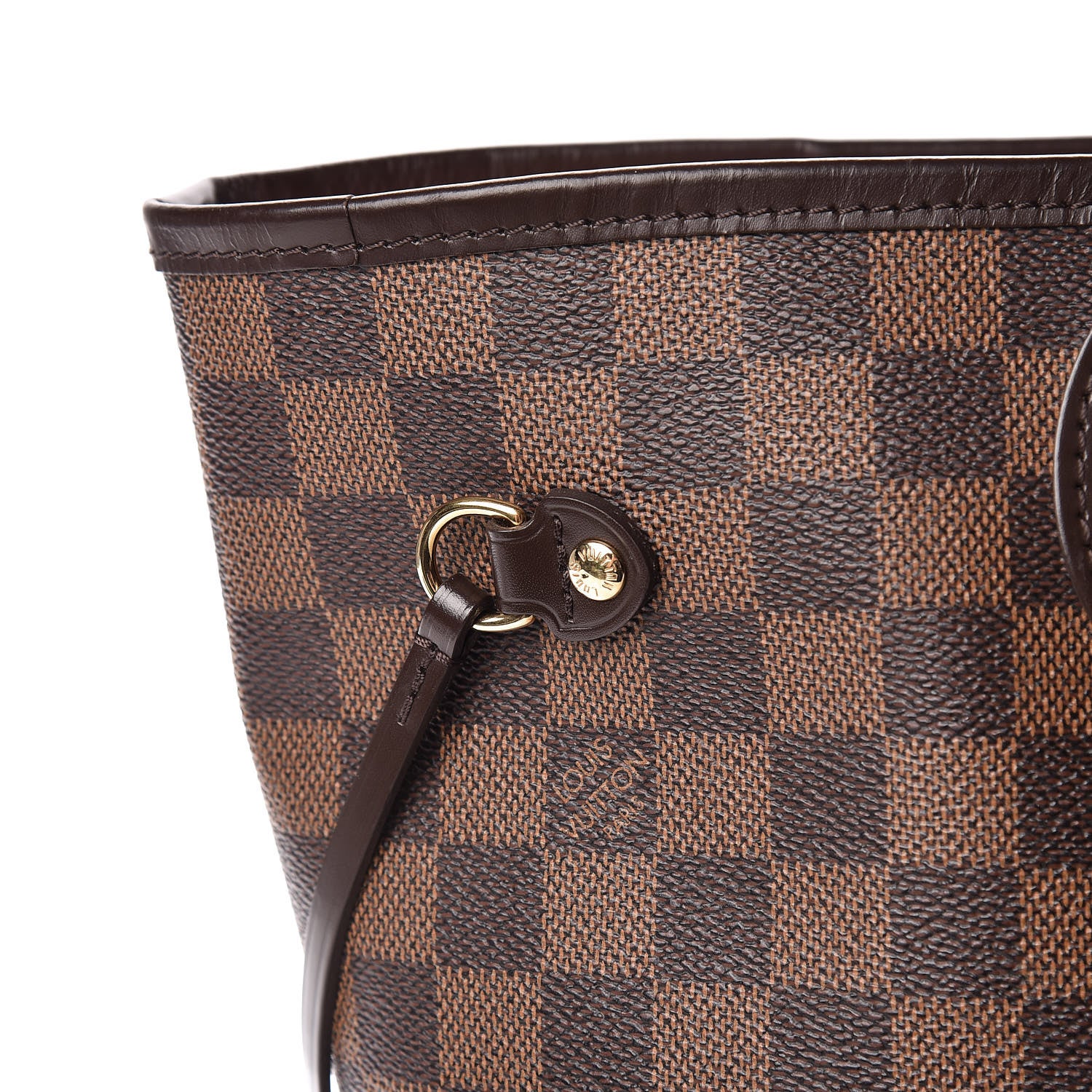 Louis Vuitton Damier Ebene Neo Neverfull MM Rose Ballerine 9 of 13