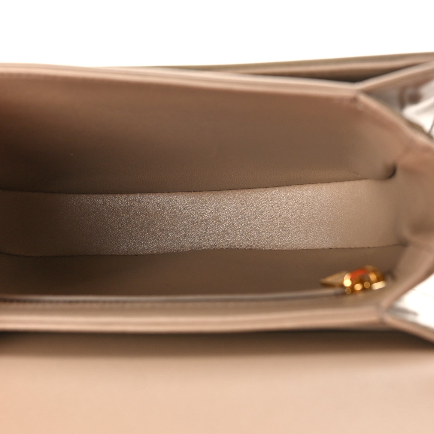 Shiny Calfskin Teen Besace Safari