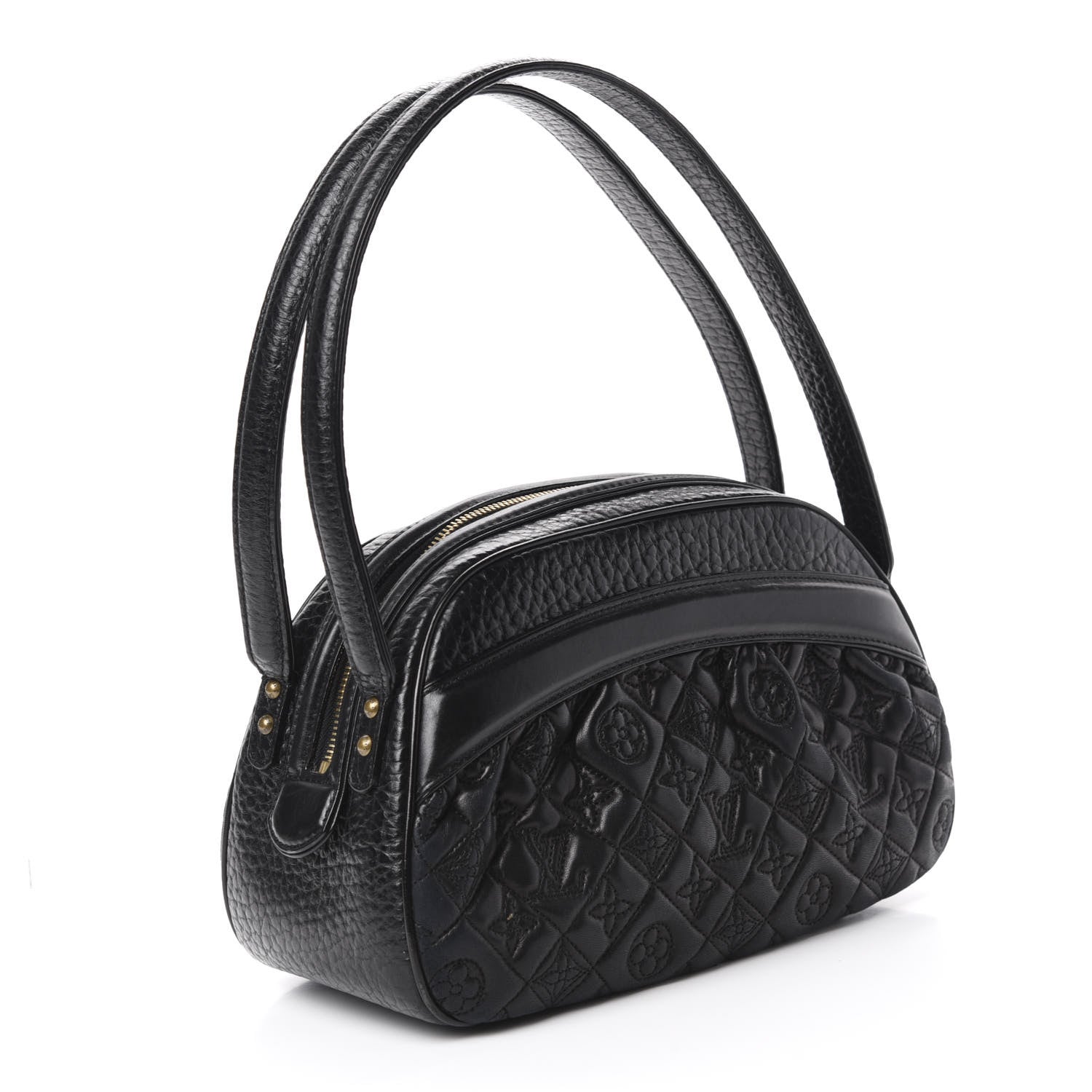 Louis Vuitton Lambskin Vienna Klara Black 3 of 11