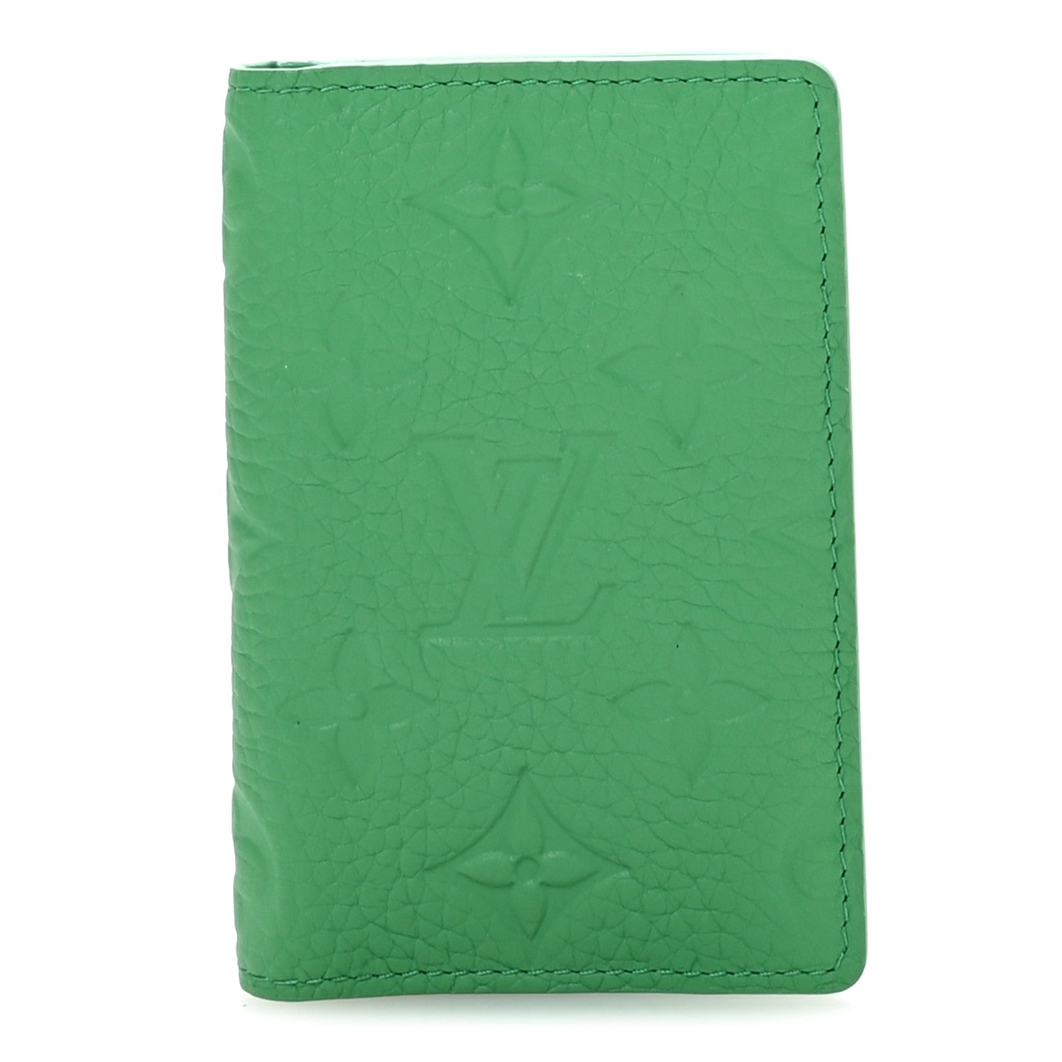Louis Vuitton Taurillon Monogram Pocket Organizer Bamboo Green 1 of 7