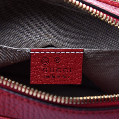 Gucci Monogram Mini Bree Messenger Bag Red 8 of 10