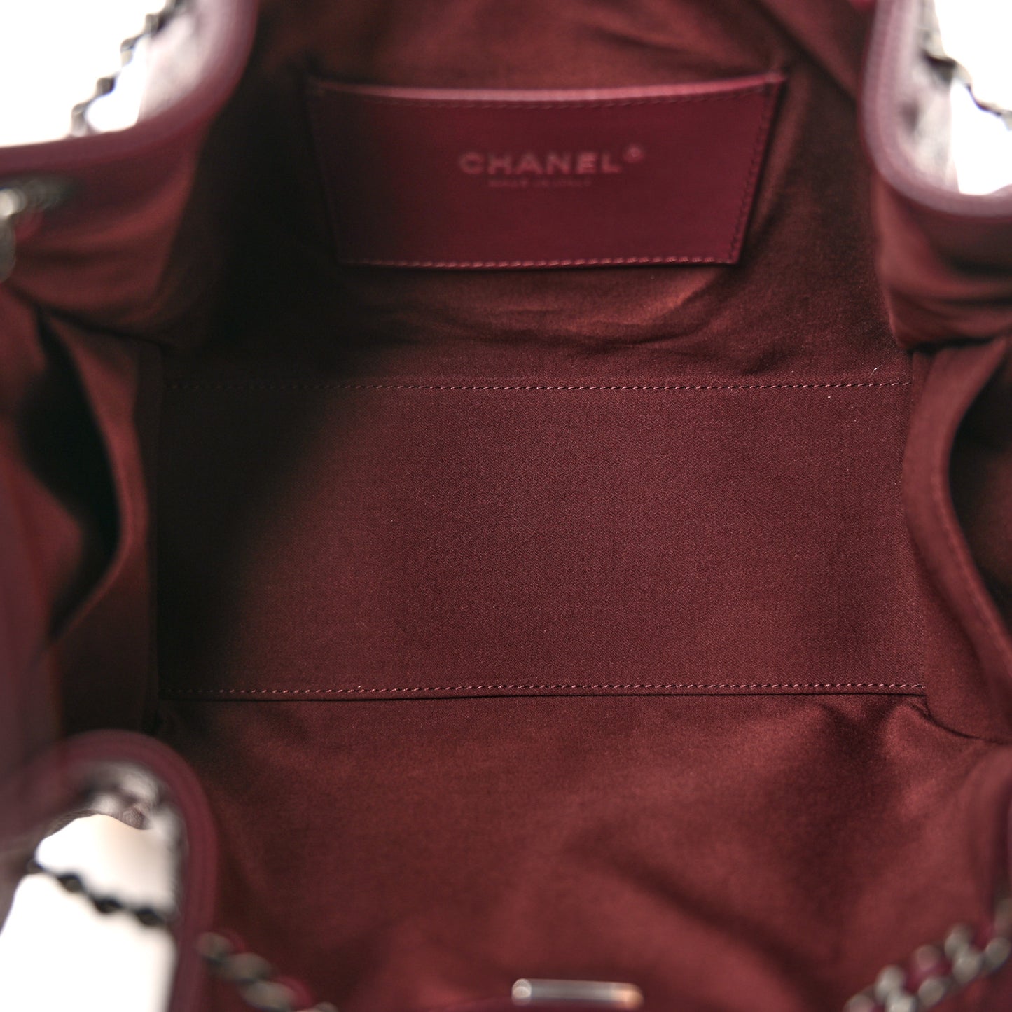 Caviar Quilted Small Chanel 25 Handbag Dark Burgundy