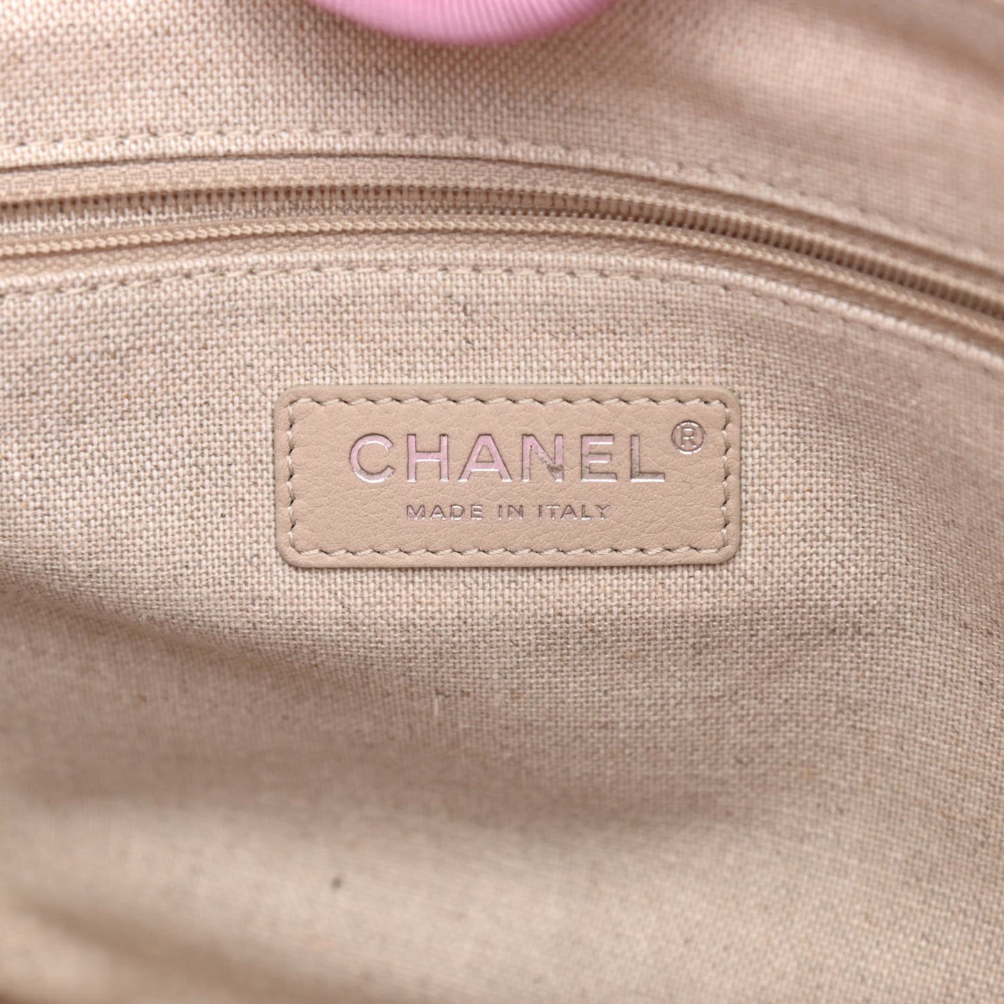 Mixed Fibers Small Deauville Tote Dark Pink