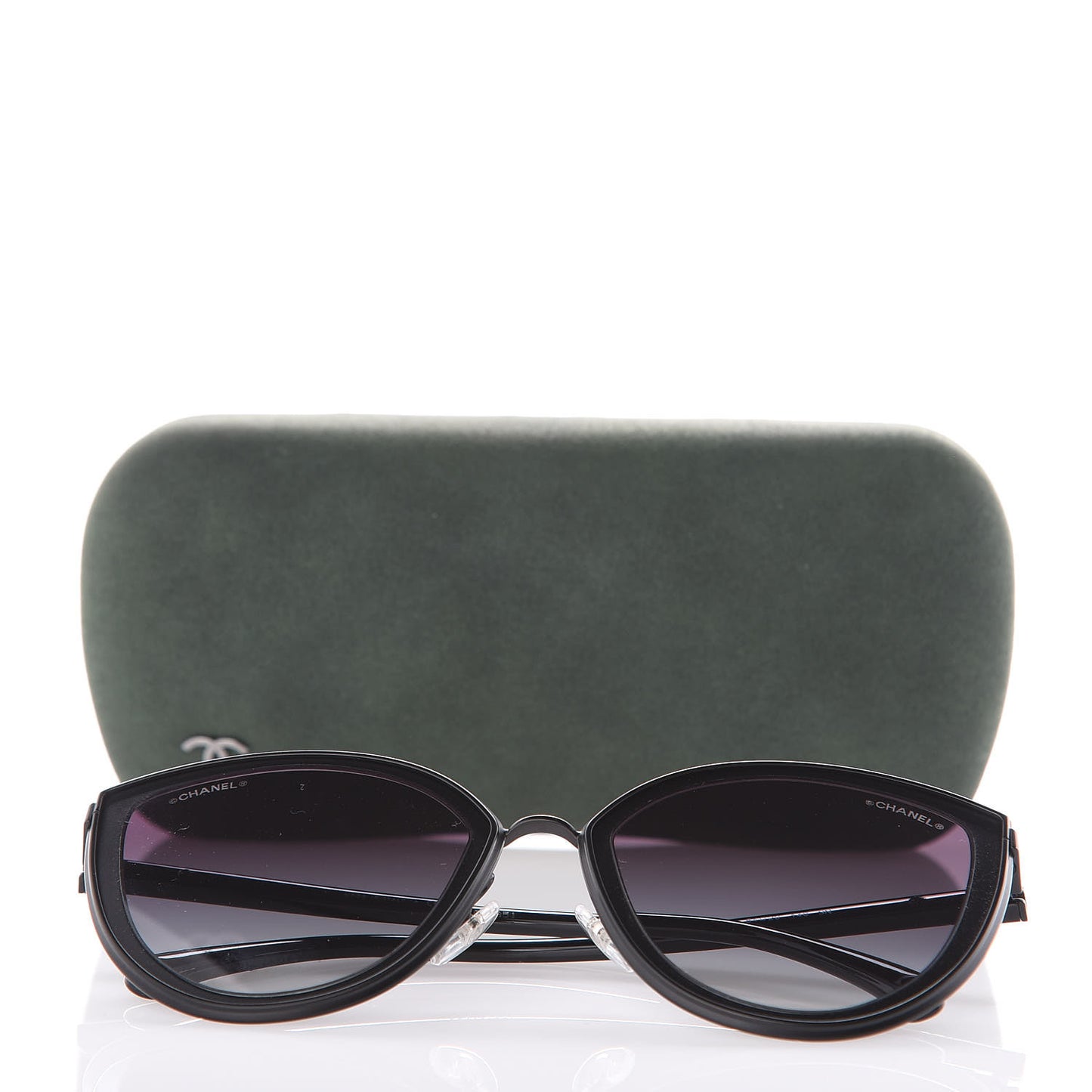 Cat Eye Sunglasses 4222 Black