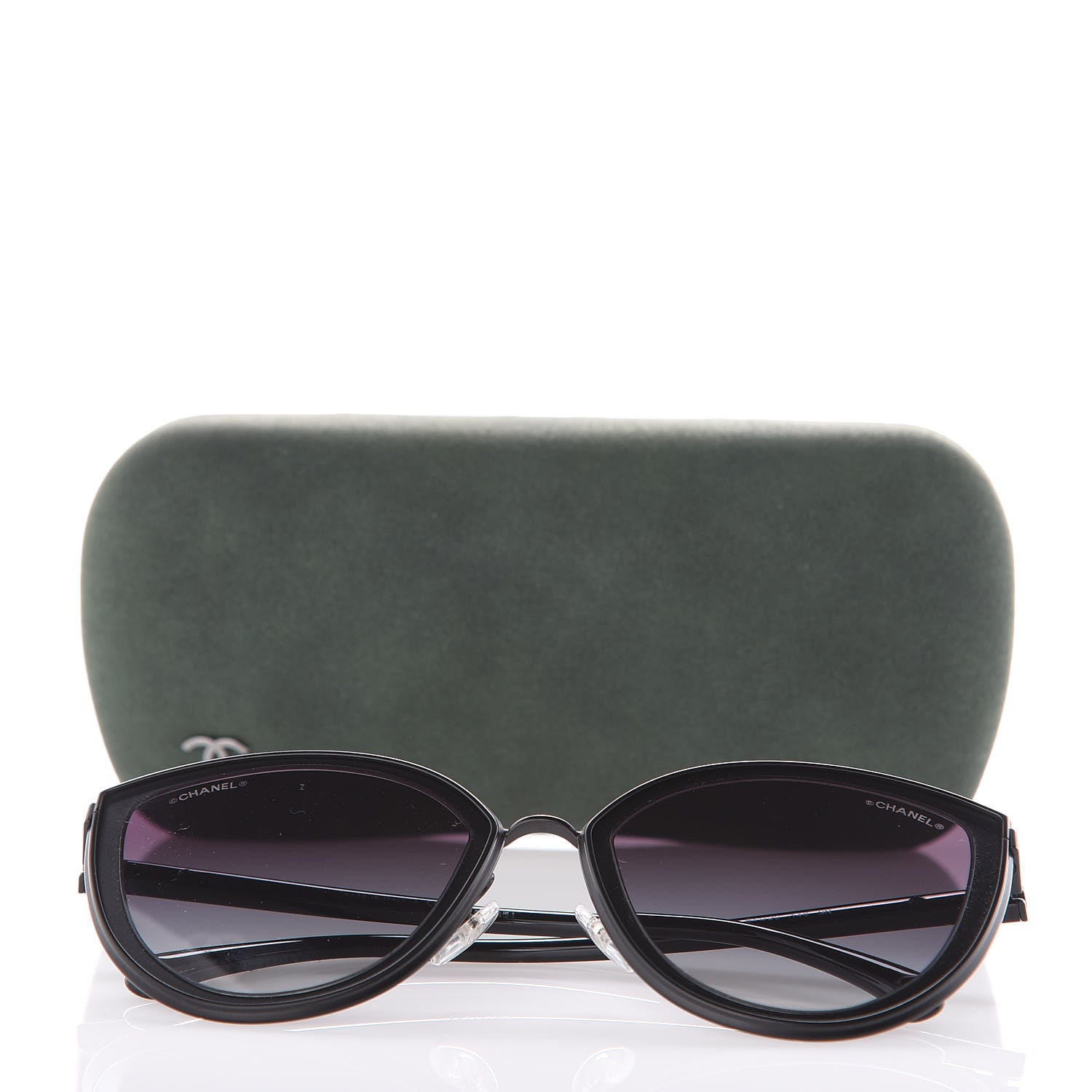 Chanel Cat Eye Sunglasses 4222 Black 7 of 7
