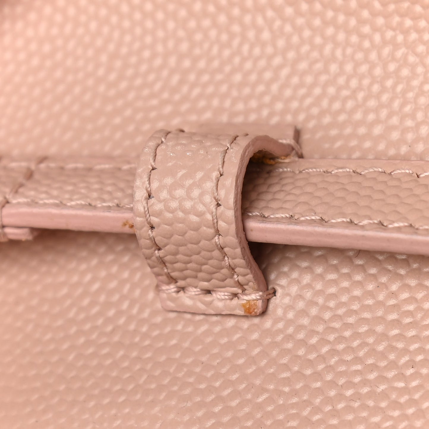 Grain De Poudre Matelasse Chevron Monogram Chain Wallet Pale Pink
