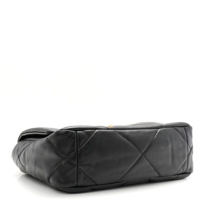 Chanel Goatskin Quilted Medium Chanel 19 Flap Black 4 of 10