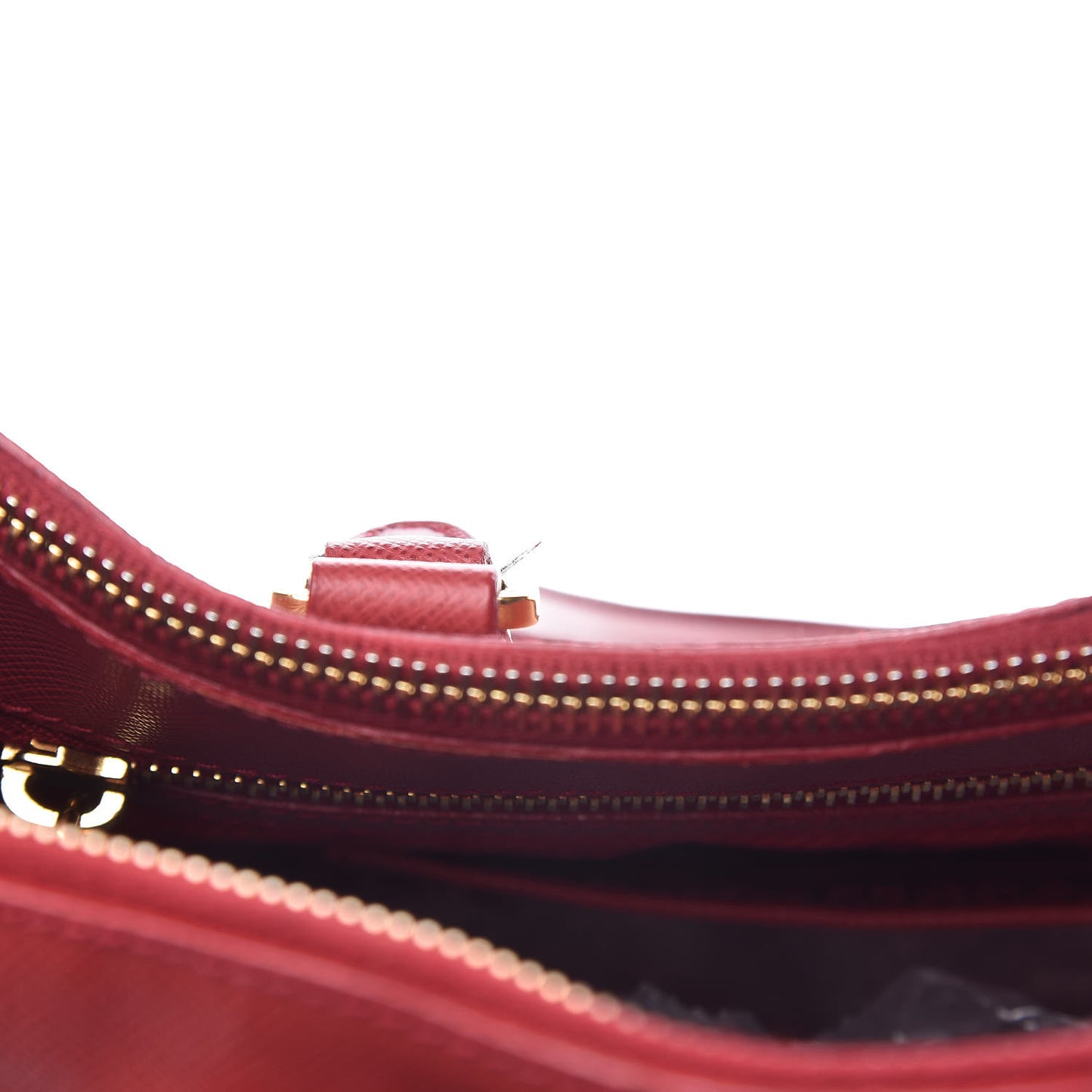 Saffiano Large Galleria Double Zip Tote Fuoco