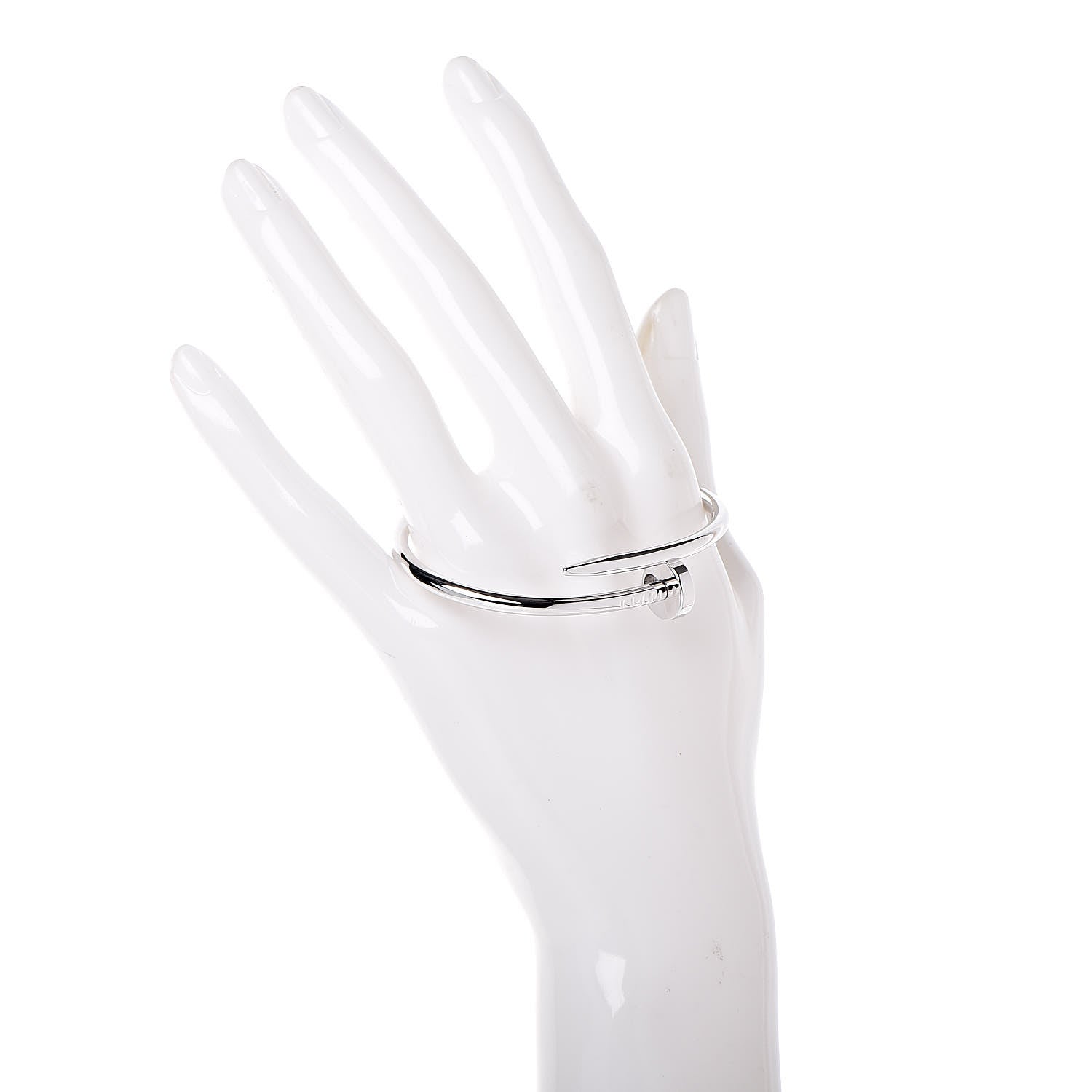 Cartier 18K White Gold Juste Un Clou Bracelet 16 2 of 5