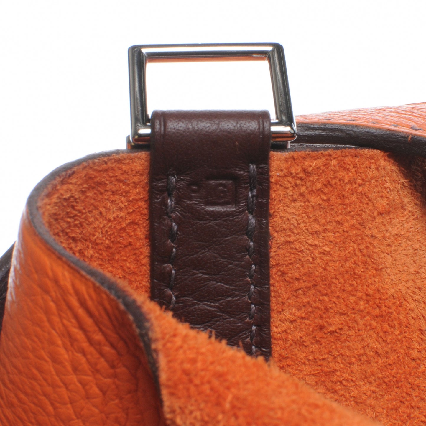 Taurillon Clemence Picotin PM Orange and Ebene